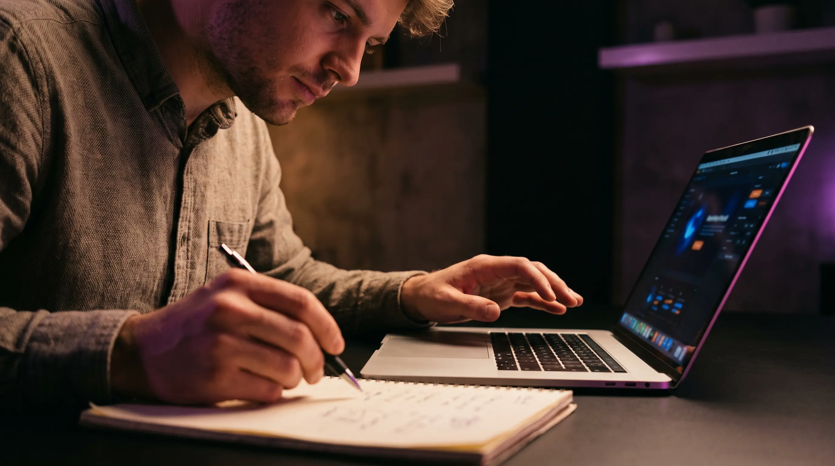 Candidate reviewing a written job offer and compensation package