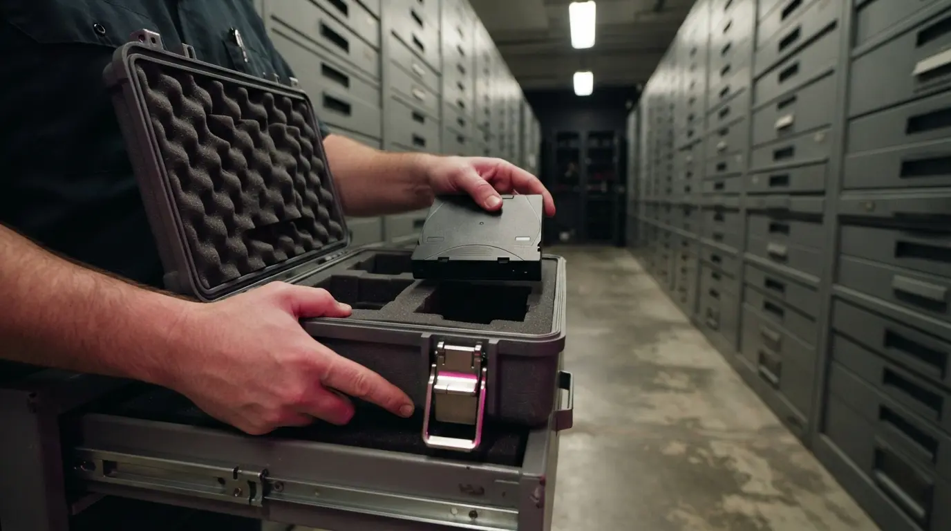 Testing disaster recovery with an offline backup cartridge