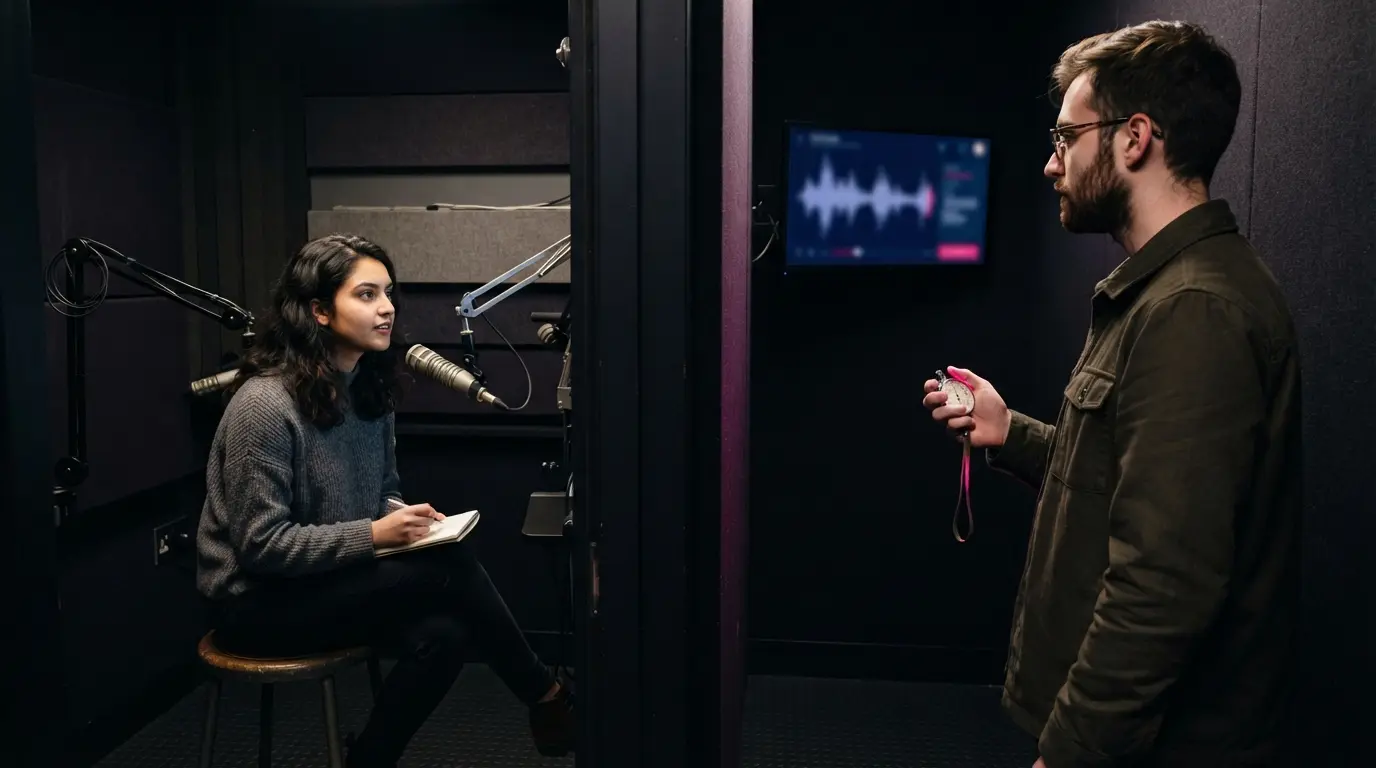 Five-minute AI interview voice assistant transcript and latency test