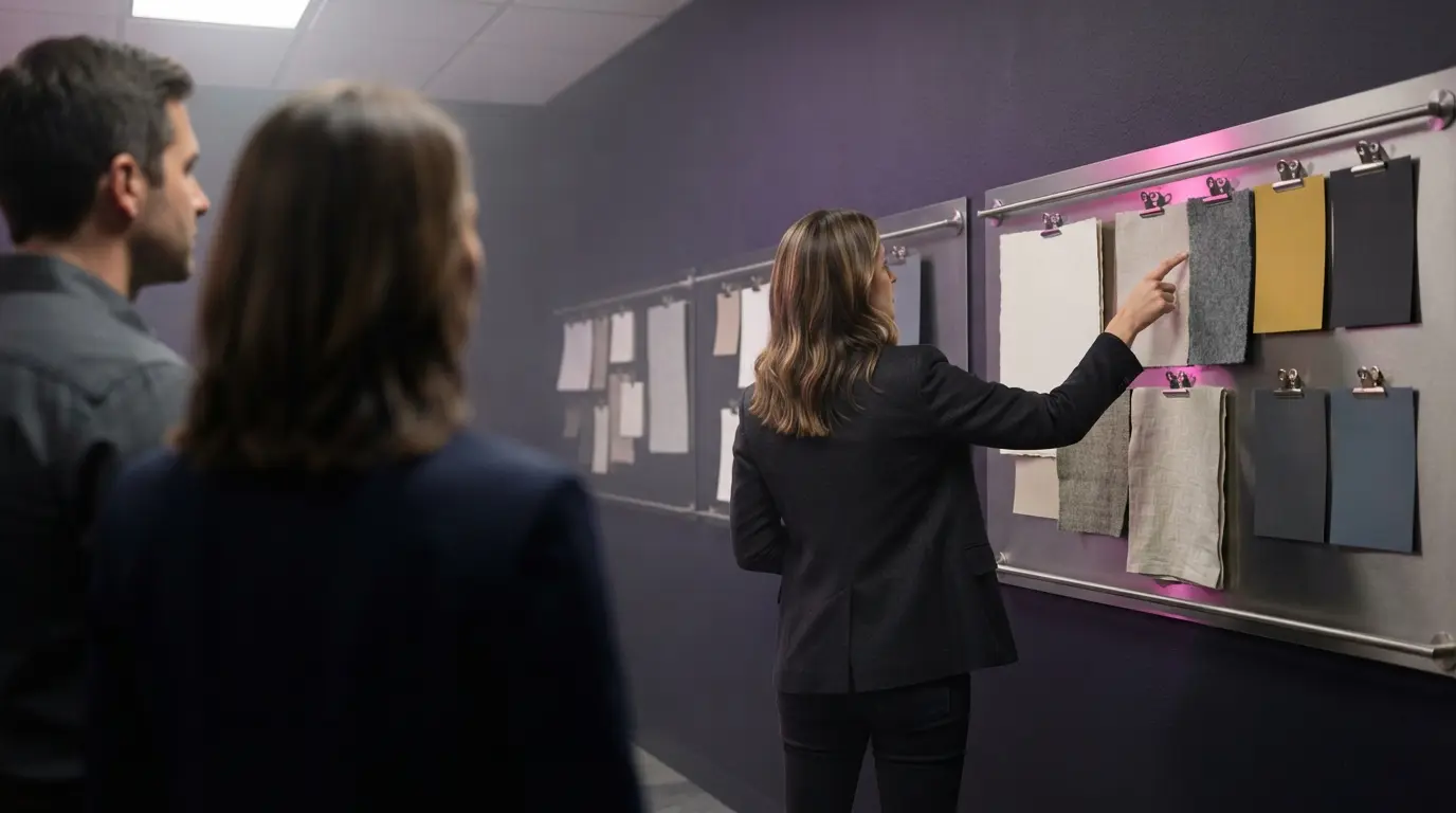 Candidate answering leadership interview questions with project evidence