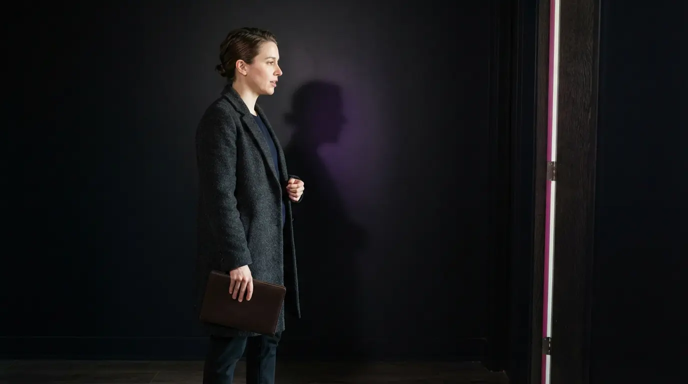 Candidate rehearsing a spoken answer before a phone screen
