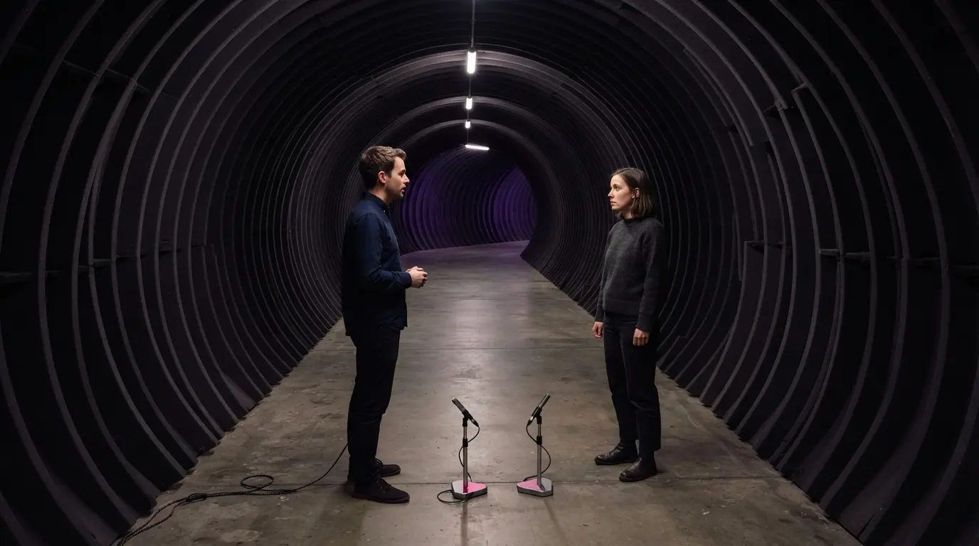 AI interview voice assistant capturing a live rehearsal question
